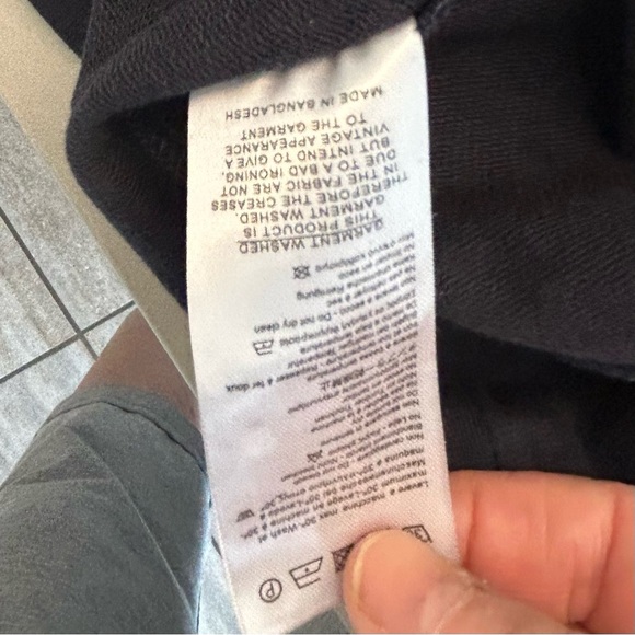 Whoopie Loopie Mens Navy and White Crewneck Sweatshirt, Size XL - Picture 7 of 9